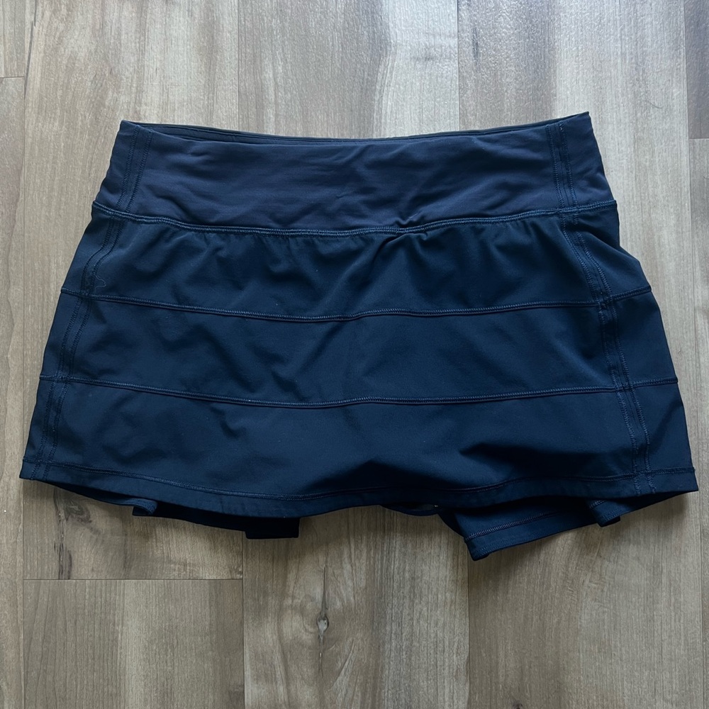 Lululemon Pace Rival Skirt in True Navy Size 6 Regular Length